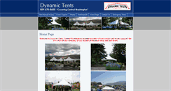 Desktop Screenshot of dynamictents.com